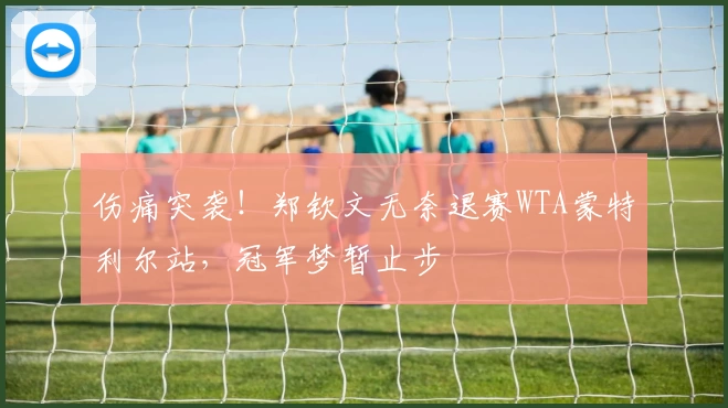 伤痛突袭！郑钦文无奈退赛WTA蒙特利尔站，冠军梦暂止步